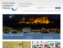 Tablet Screenshot of heidelberg-laureate-forum.org